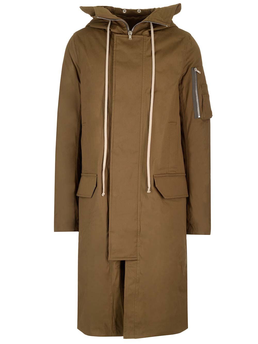 Rick Owens Porterville Megaparka Giacche - Marrone | a10c878a8182f75e96eb9f951902f7d1c33b82ac