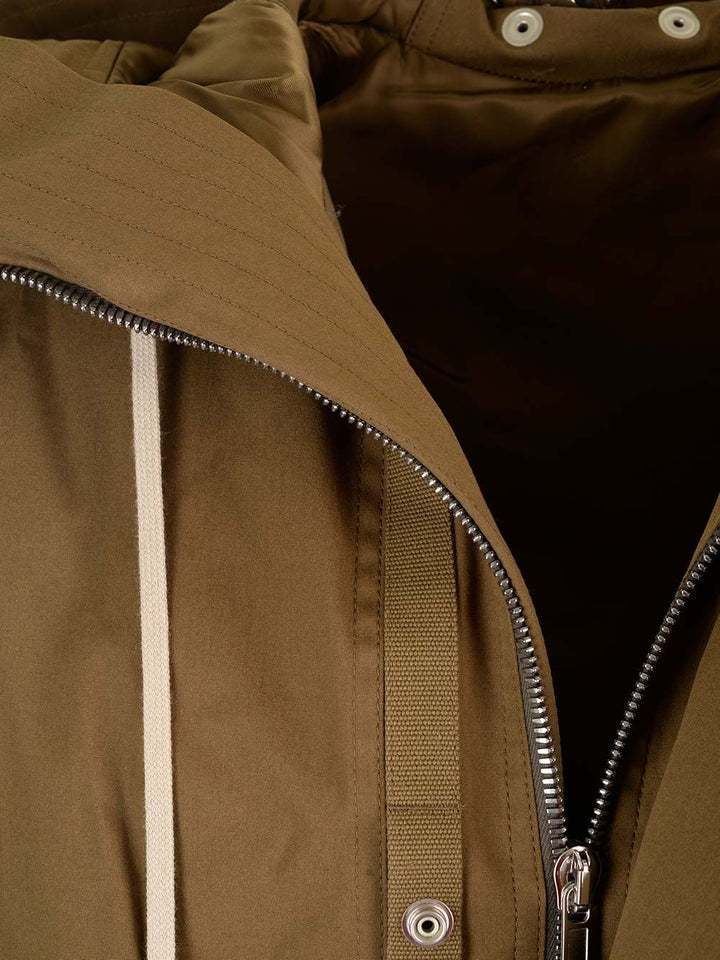 Rick Owens Porterville Megaparka Giacche - Marrone | 1a62979d287fa201aaba5c133b45be9b28bb4ec2