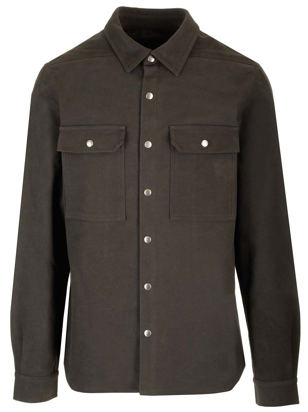 Rick Owens Wool Shirt Jacket Giacche - Marrone | 7071726861a30ca8c0a6201d5ad92a20a96b83c1