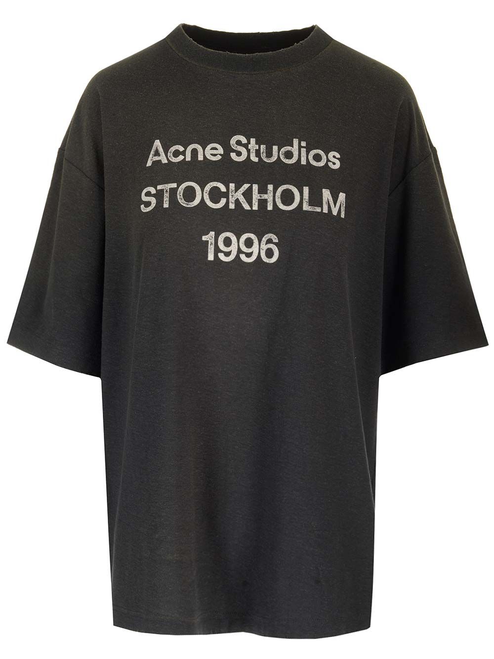 Acne Studios Cotton And Hemp T-Shirt - Nero | a9edff824f173e668778c8337363083da49f0997
