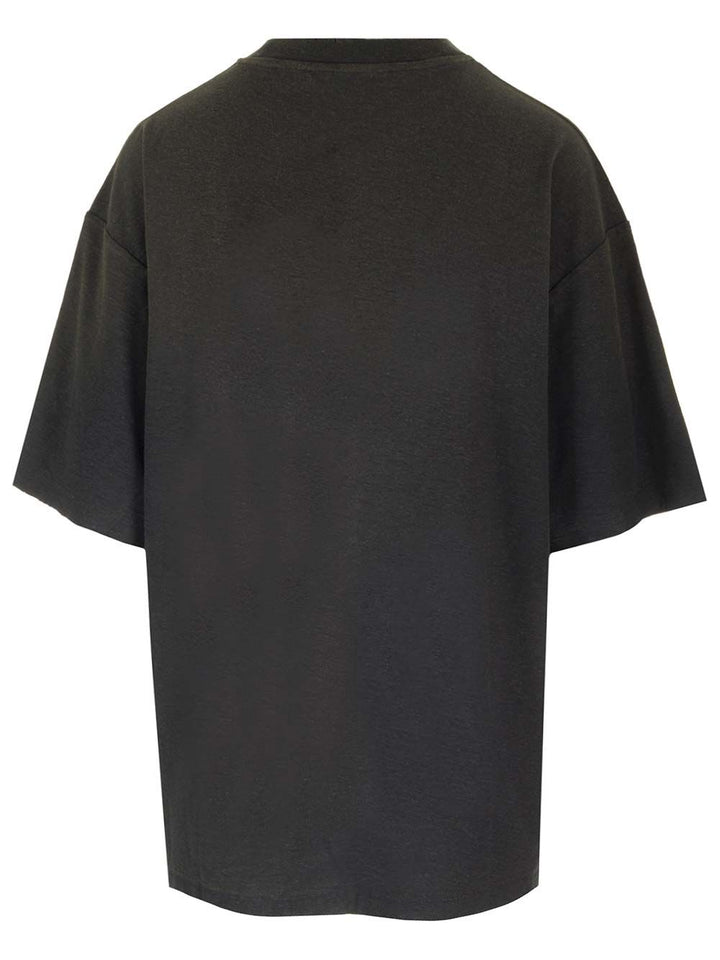 Acne Studios Cotton And Hemp T-Shirt - Nero | a8cd1c86e977a72e09d9b83dfd01fa25062ed11d