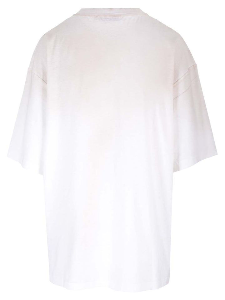 Acne Studios Cotton And Hemp T-Shirt - Bianco | b383ec342709c06528a40fea001bbd6f98879185