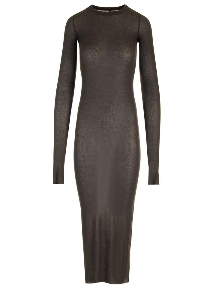 Rick Owens Fitted Jersey Dress Abiti - Marrone | 1c1679e6991c391b4e93399cad4fd2ef3c16a702