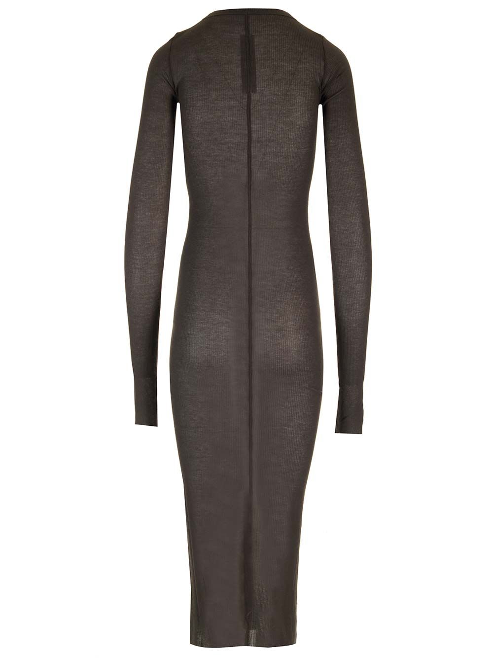 Rick Owens Fitted Jersey Dress Abiti - Marrone | 786b9475d5d791f4cb75934ca3c1d671f6a186b4