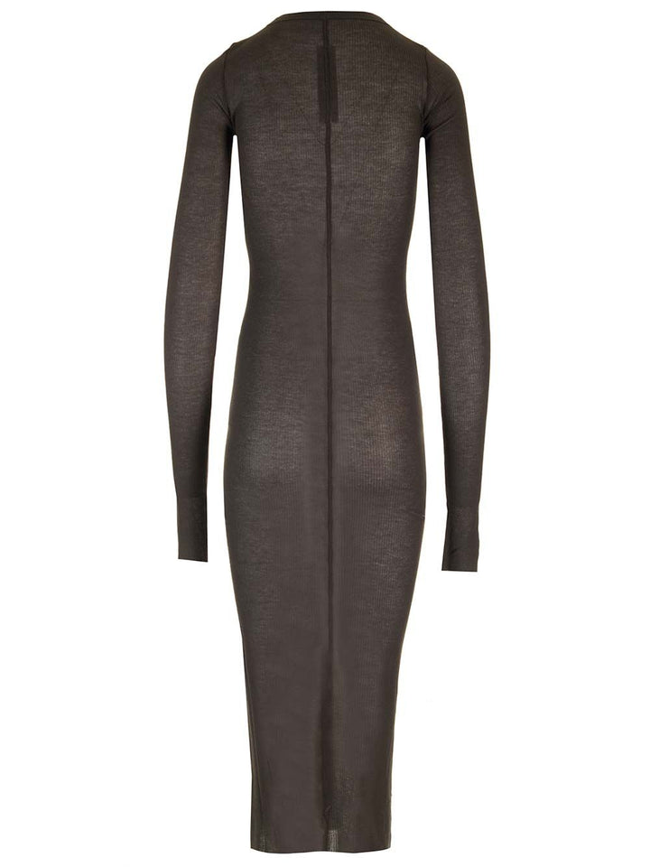 Rick Owens Fitted Jersey Dress Abiti - Marrone | 786b9475d5d791f4cb75934ca3c1d671f6a186b4