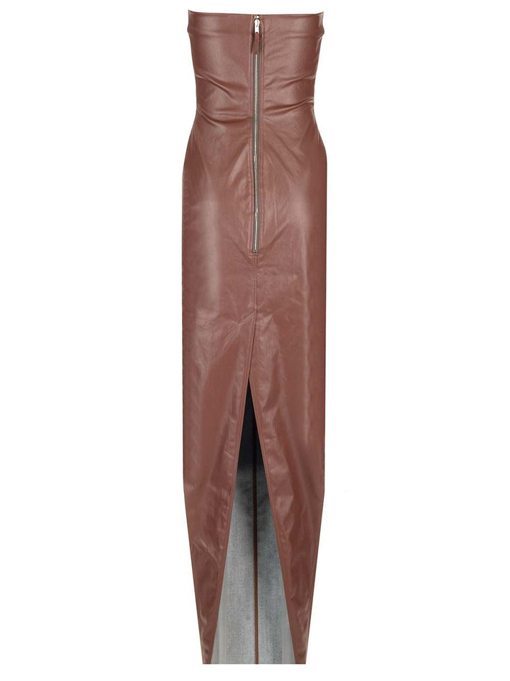Rick Owens Long Bustier Dress Abiti - Marrone | 24332e701c359cc72f561086224eaec98e83db21