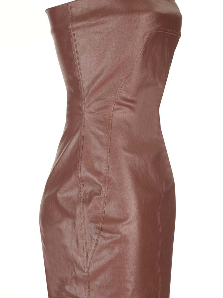 Rick Owens Long Bustier Dress Abiti - Marrone | c25413a28e514ba28b311ef0d18401e82f62aee9