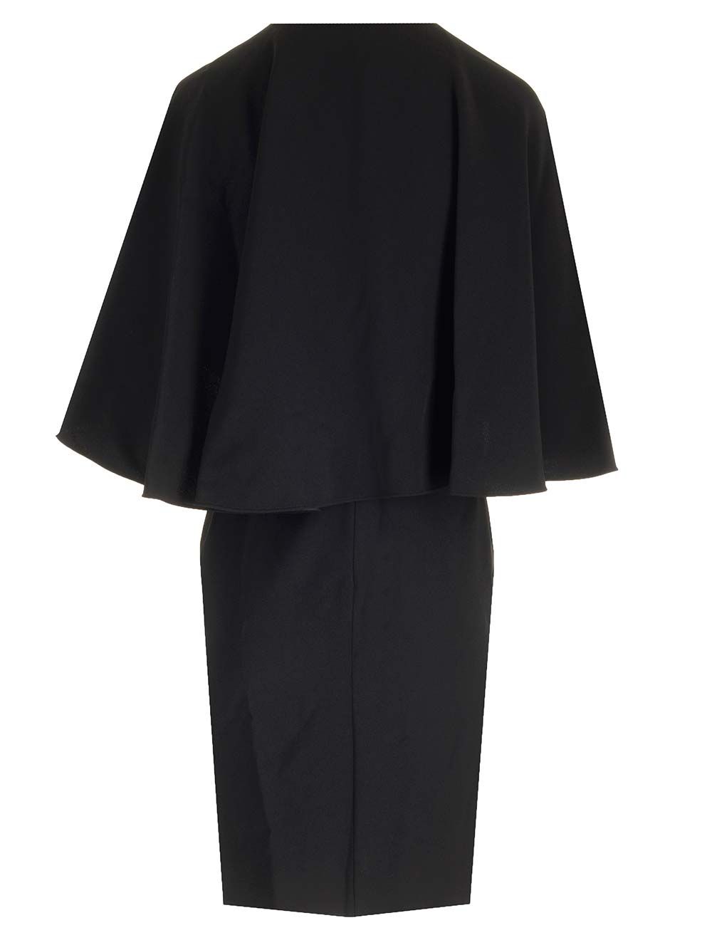 Chloe' Cape Sleeves Mini Dress Abiti - Nero | 4eb603a2796a59333c21dc8e159c6a10fec807f7