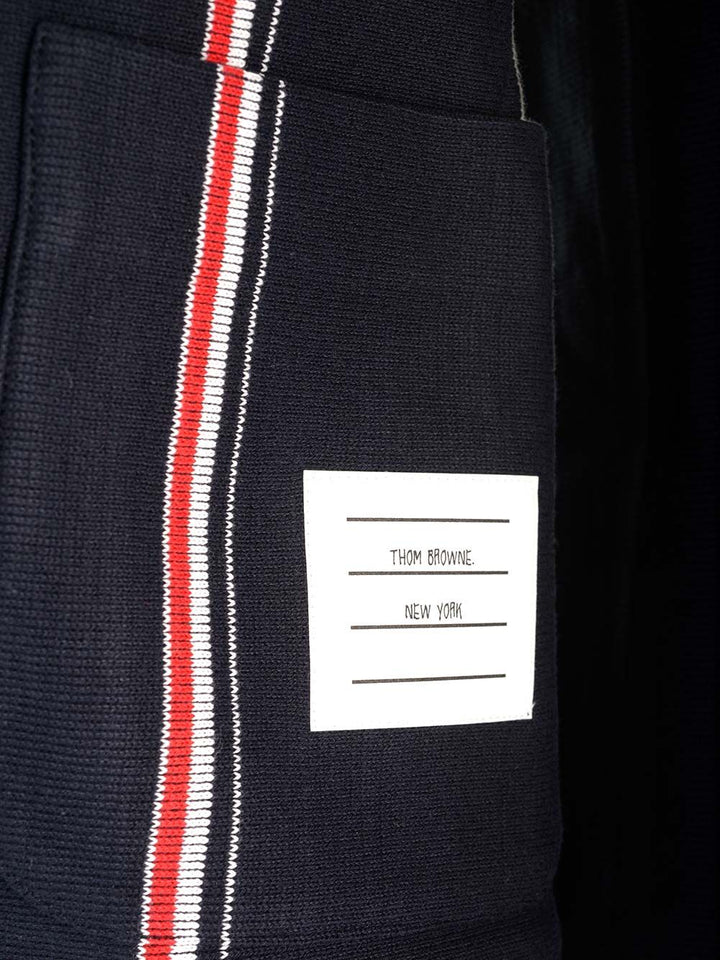 Thom Browne Compact Knit Blazer Giacche - Blu | dcb0e44482b156bf7dc7f002af3ace1f66edefa9