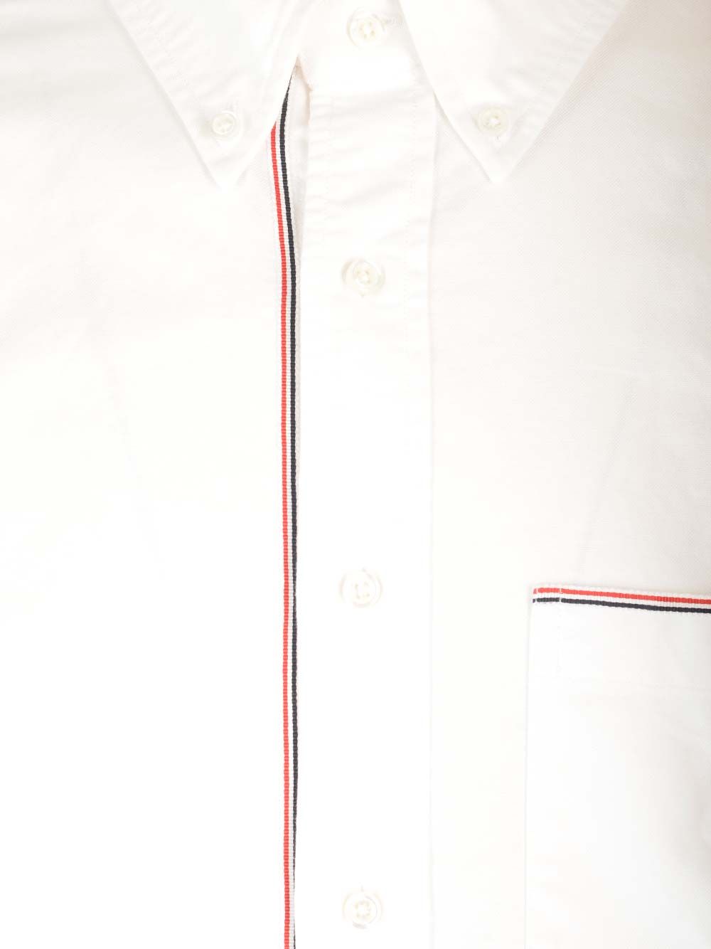 Thom Browne Oxford Framing Shirt Shirts - Bianco | d665f23d12b92e079d34971c7f64906484436bba