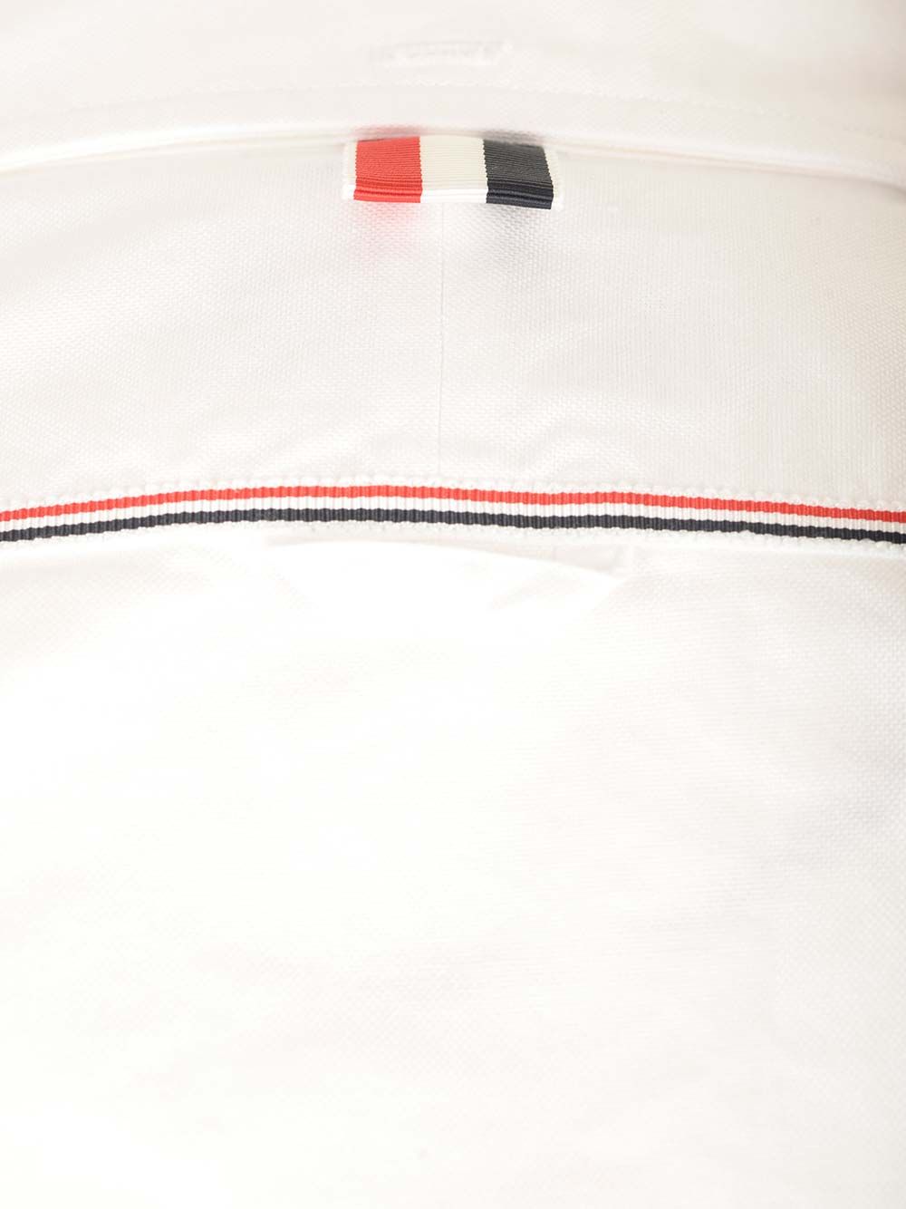 Thom Browne Oxford Framing Shirt Shirts - Bianco | 71f43bea70a5e200e35d6ba712ee1901bbff1c71