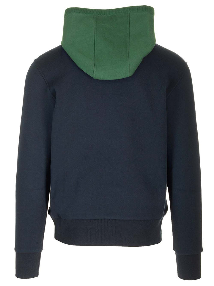 Thom Browne Hooded Sweatshirt Sweatshirts - Blu | 524f8df859689d26faa8357a97aec11da112b103