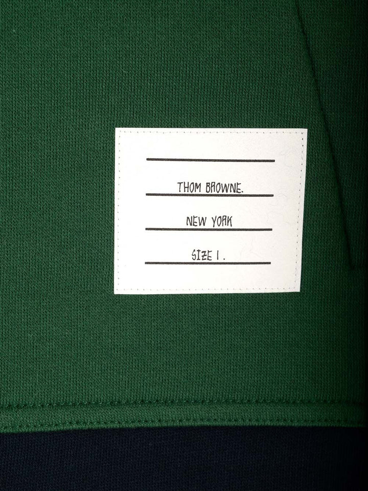 Thom Browne Hooded Sweatshirt Sweatshirts - Blu | 74c956f6924b5dac676510be33346622cebae801