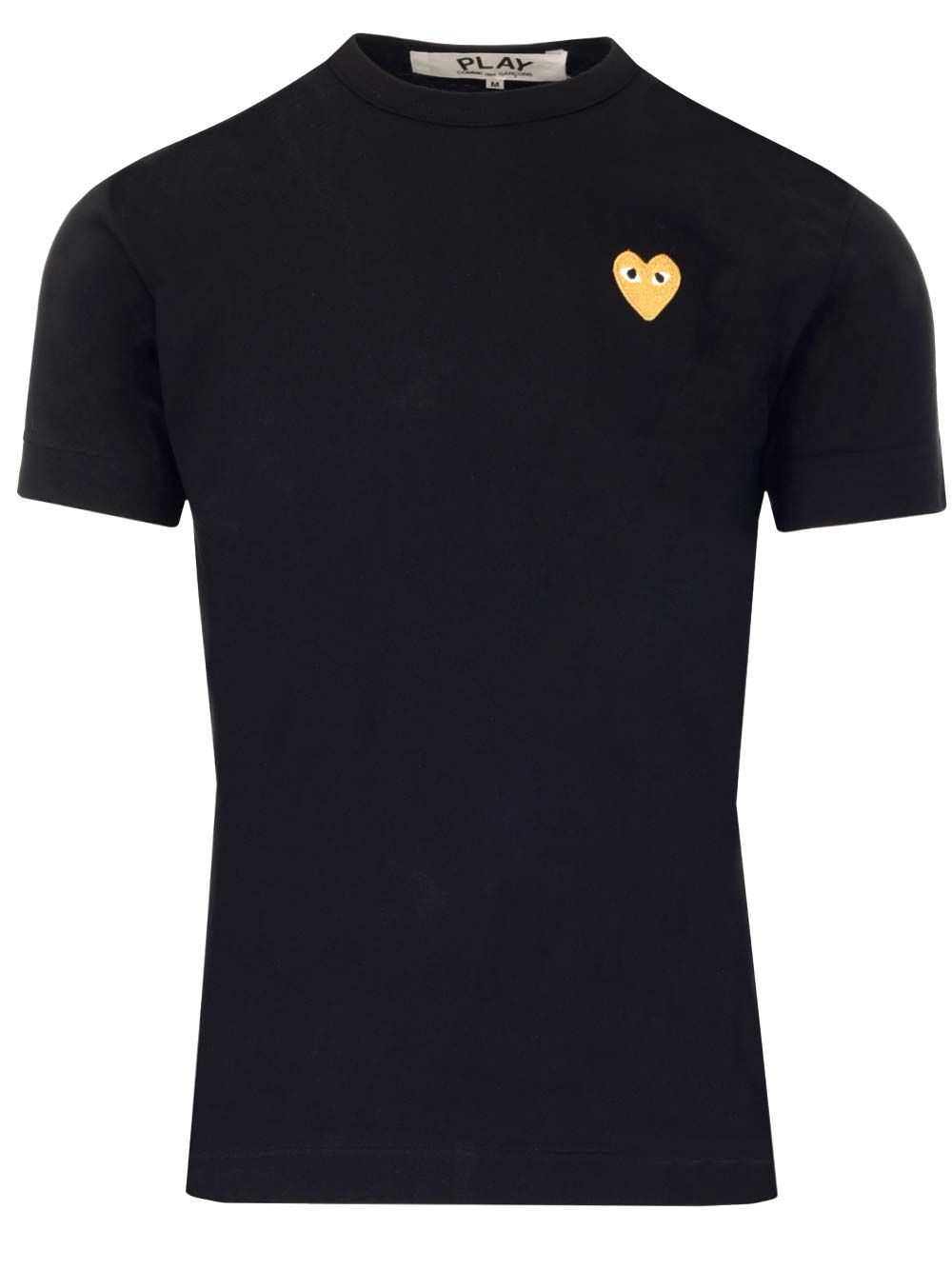 Comme Des Garcons Play Gold Heart T-Shirt - Nero | bbd0b1532ee2065e83918e481e81edf86348b174