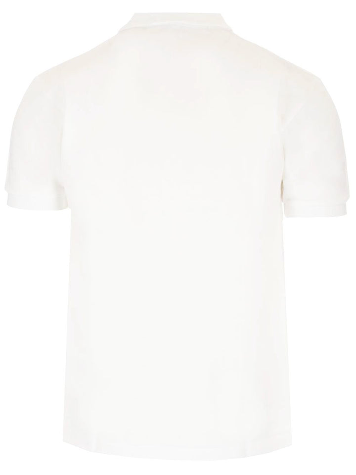 Comme Des Garcons Play Black Heart Polo shirt - Bianco | f02aab8e815e53e10036236397697291db30f273