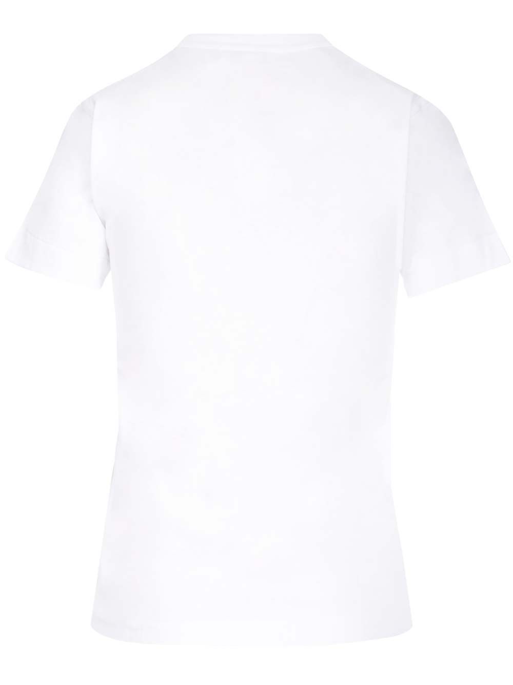 Comme Des Garcons Play With Small Black Heart T-Shirt - Bianco | faf6894d81147ec2448933e31b86e4f1e05cbd62