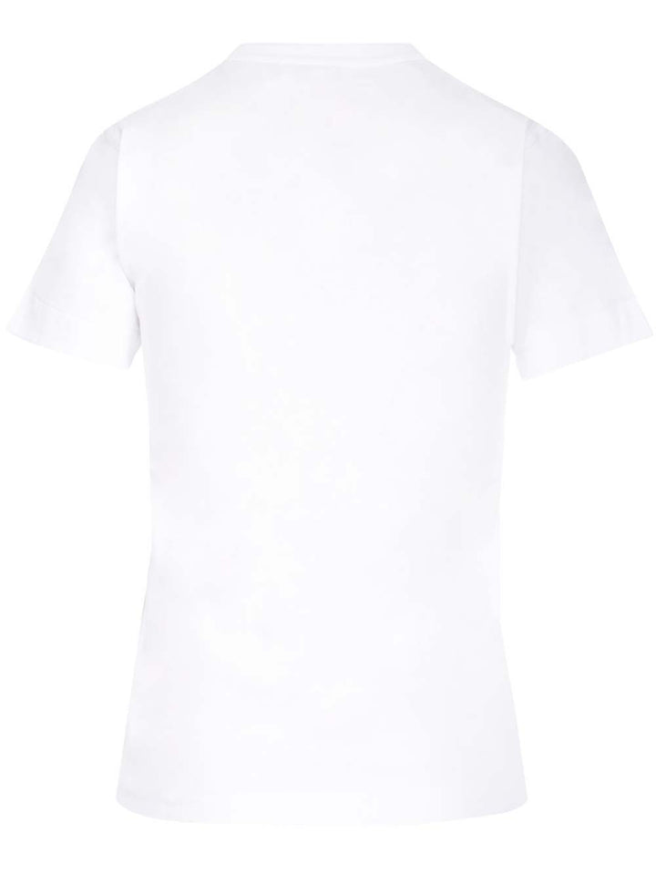 Comme Des Garcons Play With Small Black Heart T-Shirt - Bianco | faf6894d81147ec2448933e31b86e4f1e05cbd62