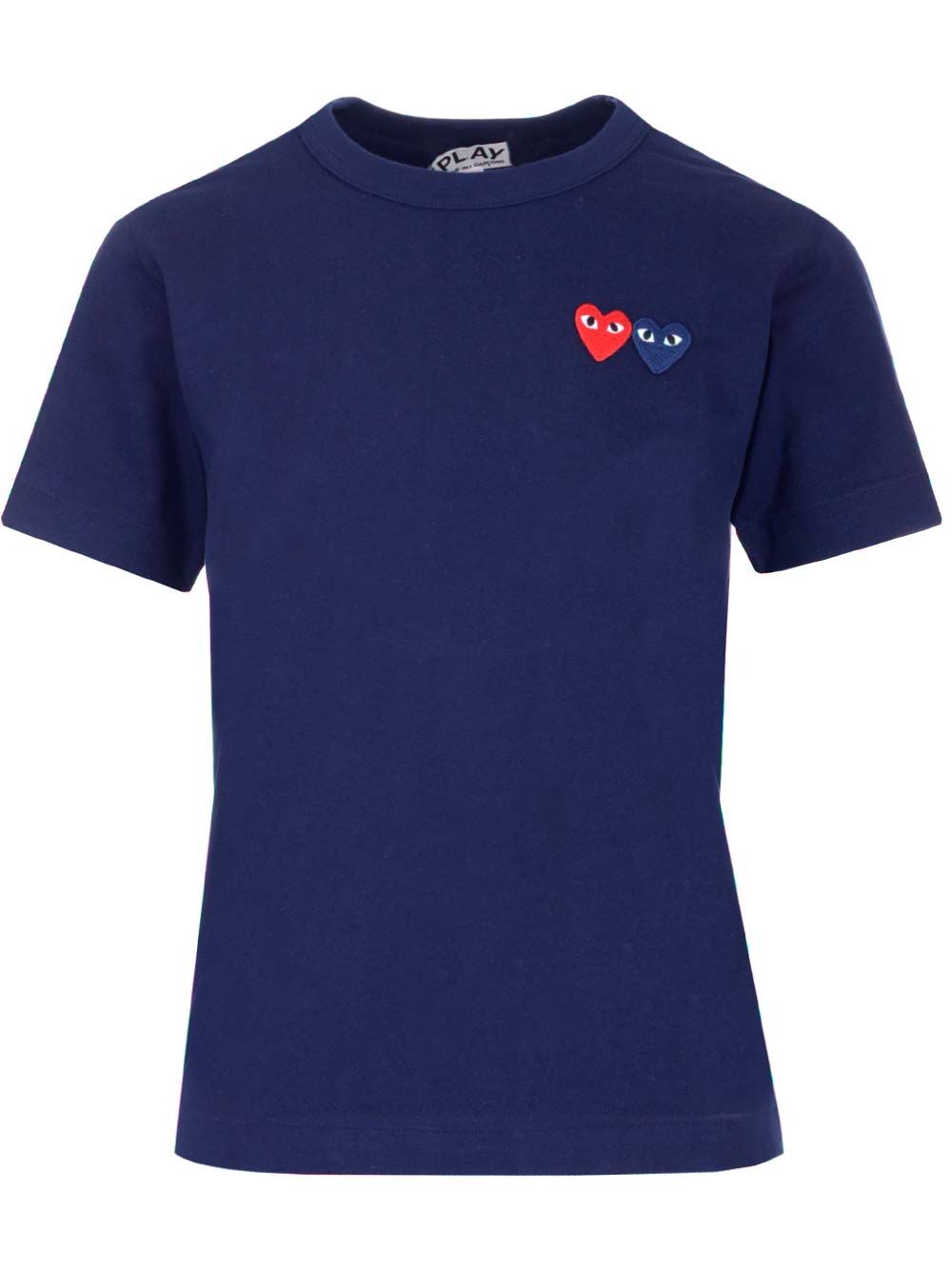 Comme Des Garcons Play Multi Hearts T-Shirt - Blu | 85cbc53e3319ff23a4f7b5f4a4f000740f2862c0