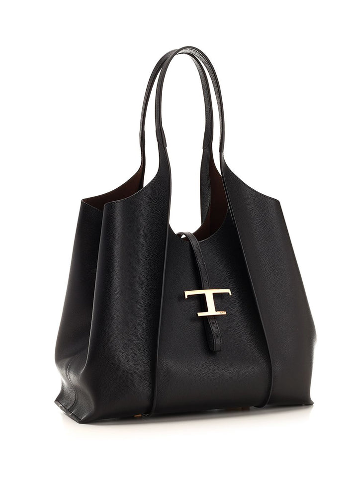 Tod'S T Timeless Shoulder Bags - Nero | f18c9c7886f6d4a40f7fe3ea263d5ff03805cd3d
