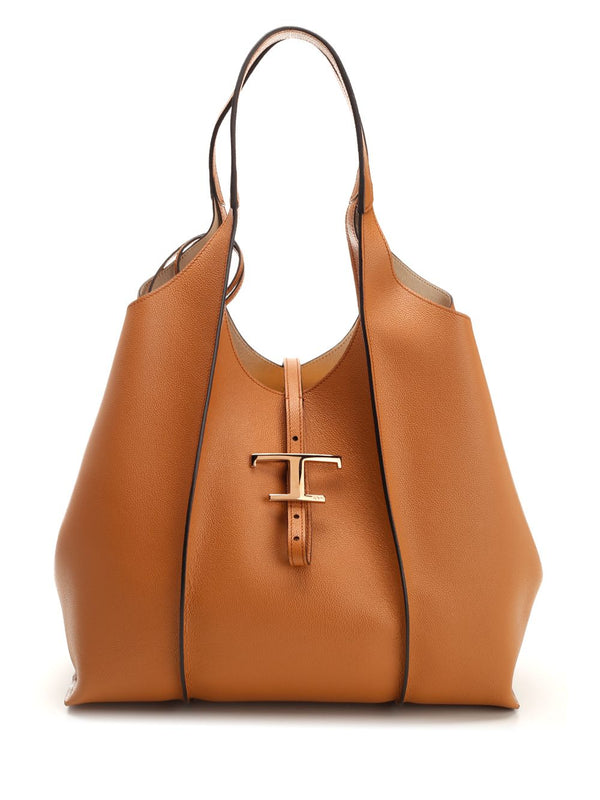 T Timeless Shoulder Bags Beige