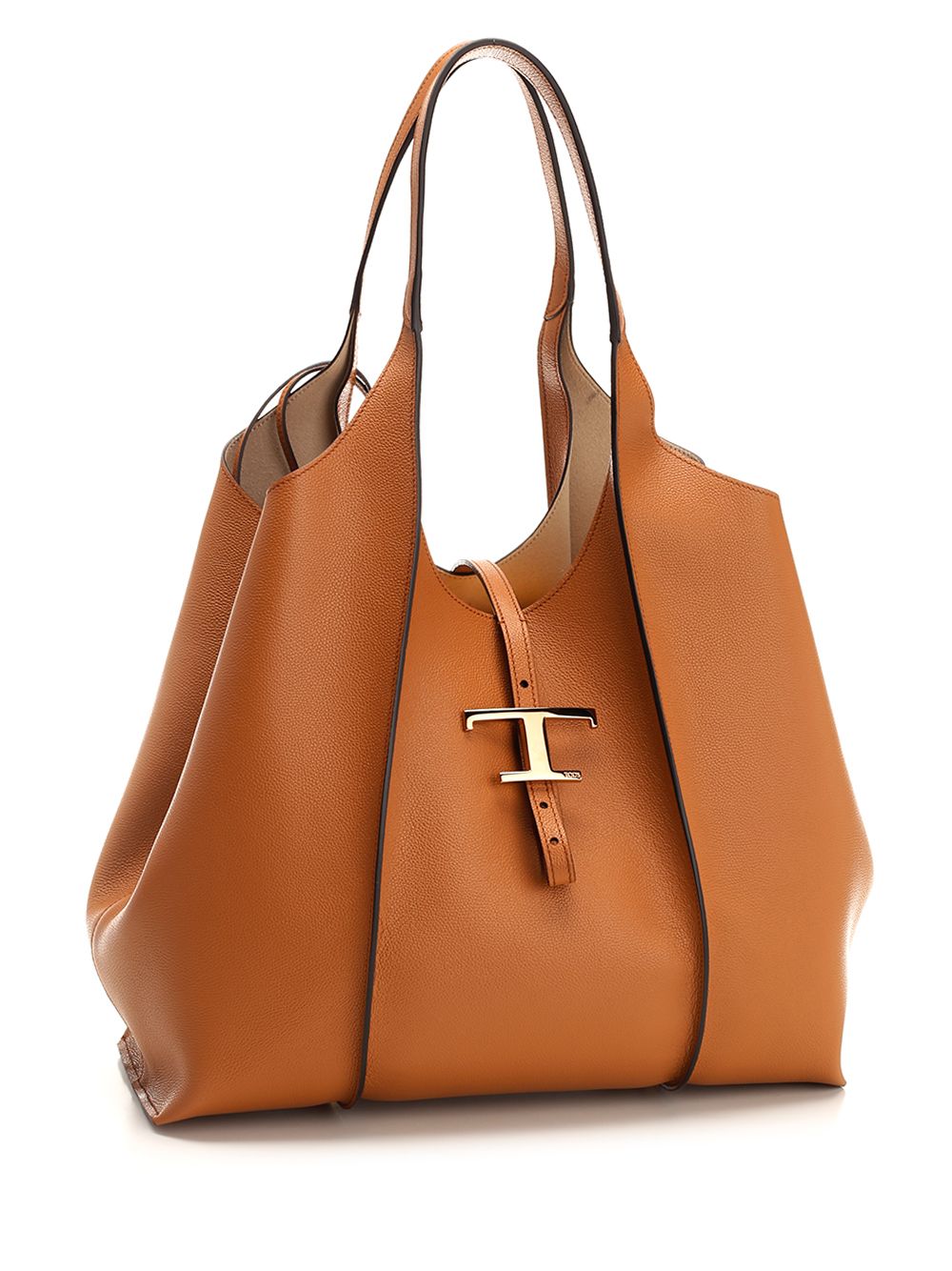 Tod'S T Timeless Shoulder Bags - Beige | 5898b455e0ecd4467874d4ee72a4a84b4523da53