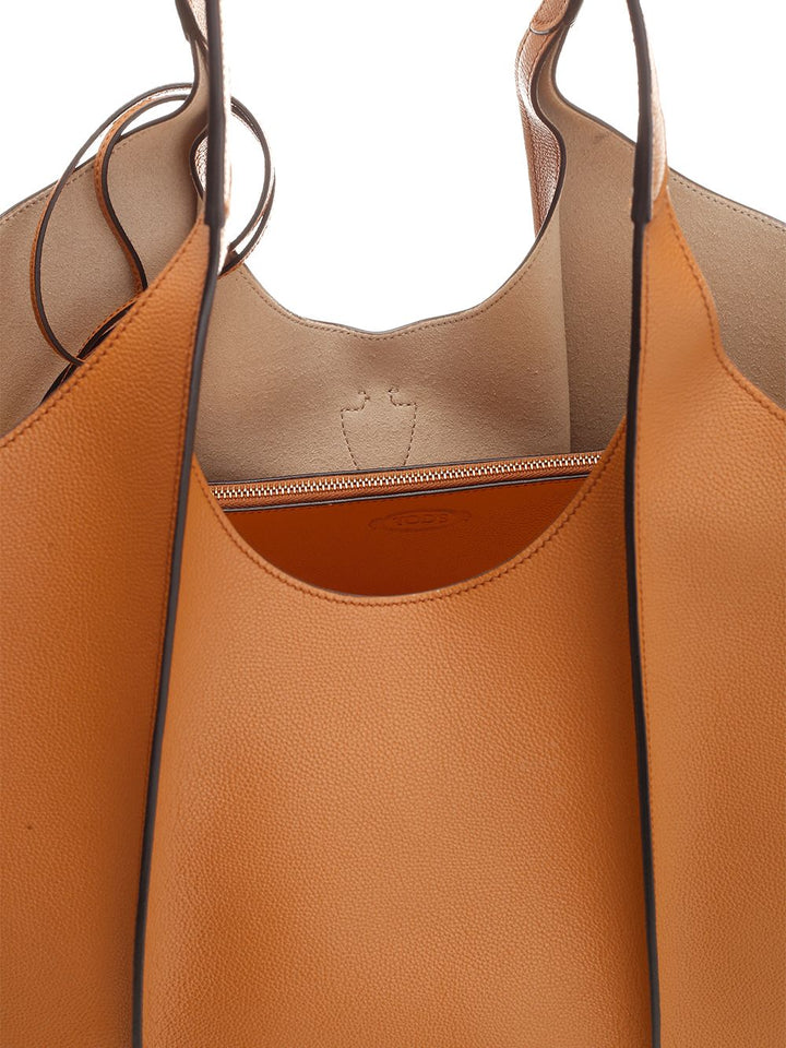 Tod'S T Timeless Shoulder Bags - Beige | d920dd970113670eb8e19010961e757a777a862c