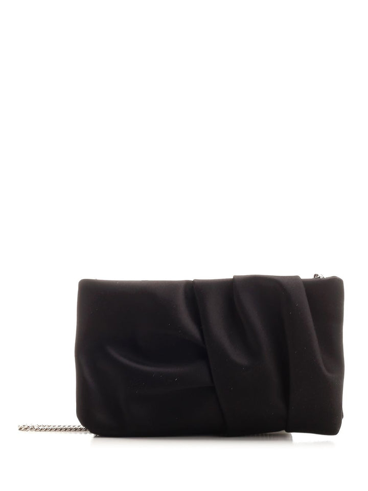 Jimmy Choo Black Satin Clutch Clutches - Nero | f9f3744d083a2f1e4a436f24ce17c72681a21c65