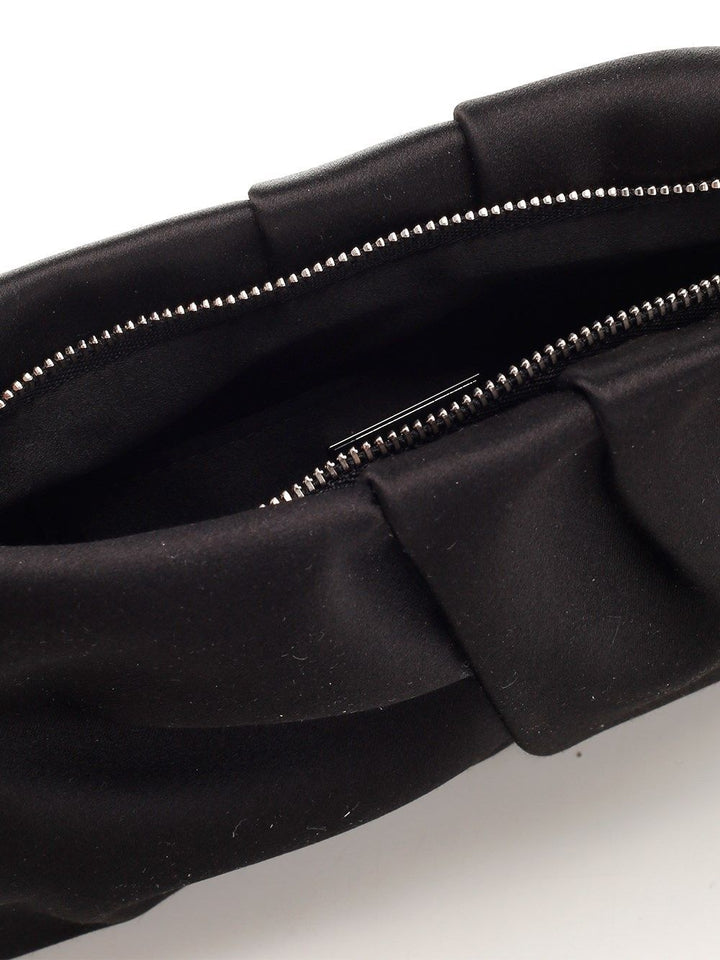 Jimmy Choo Black Satin Clutch Clutches - Nero | c60ea779d99a3b219bac546fc5ac38e09efa4ccd