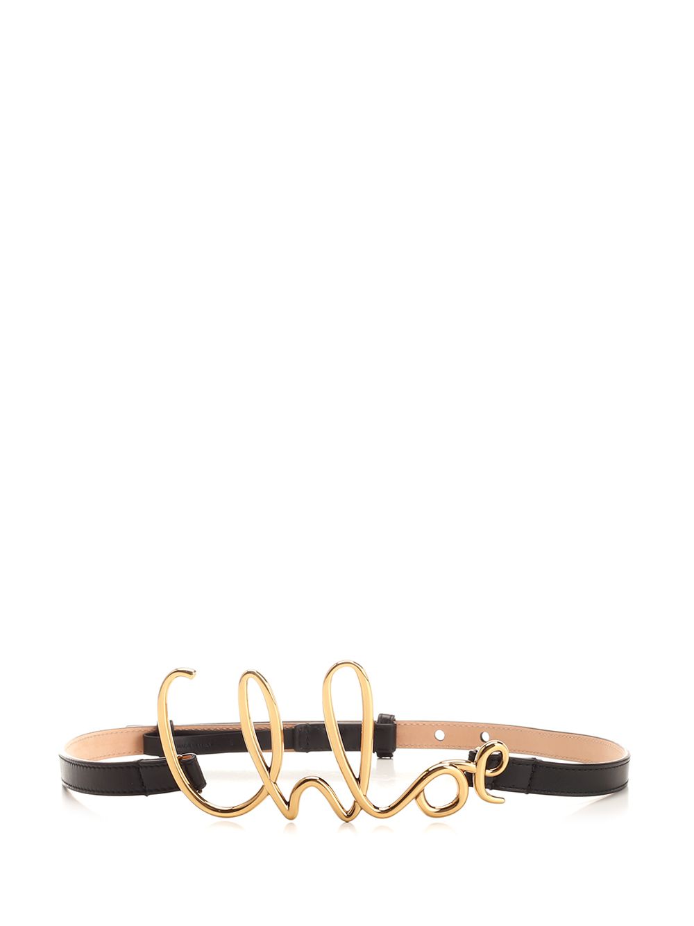 Chloe' Chloé Iconic Small Belt Cinture - Nero | fe48a1f098a0c41e3acfef4c2d8ec700d4ddac83