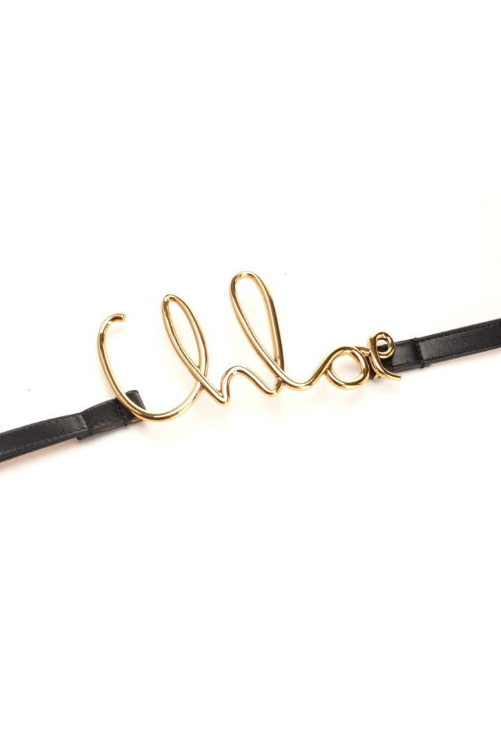 Chloe' Chloé Iconic Small Belt Cinture - Nero | 6701ce5aab2fca2ecdcbb04c1f01f9221b8422b3
