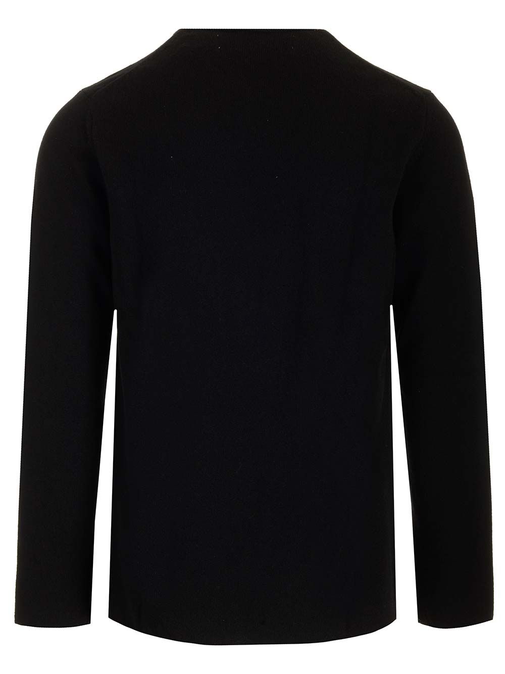 Comme Des Garcons Play Long-Sleeved Wool Sweater Knitwear - Nero | 799b2b1d1e8bff6d03920fc52f5dcbd0beca71ce