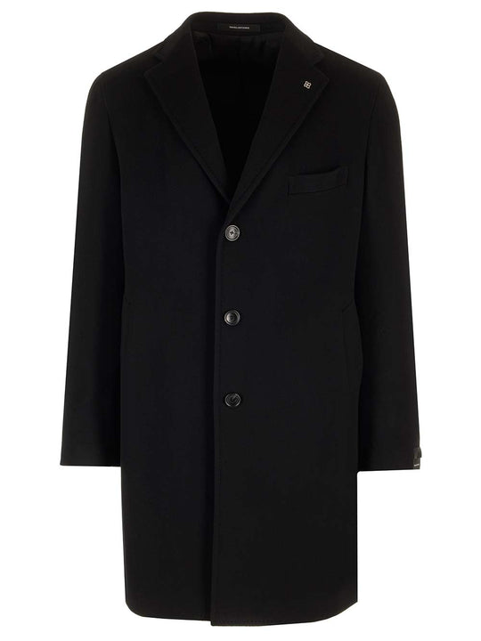 Wool And Cashmere Coat Coats Nero