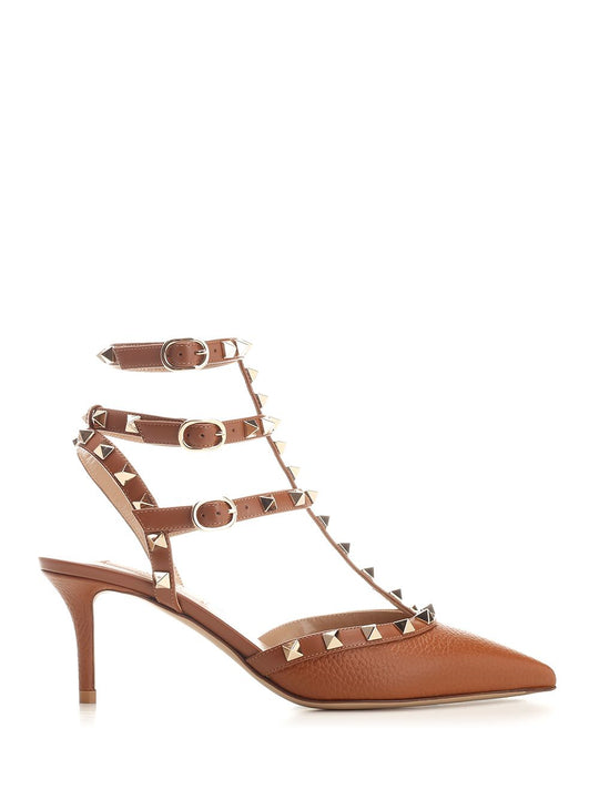 Rockstud Decollete Marrone