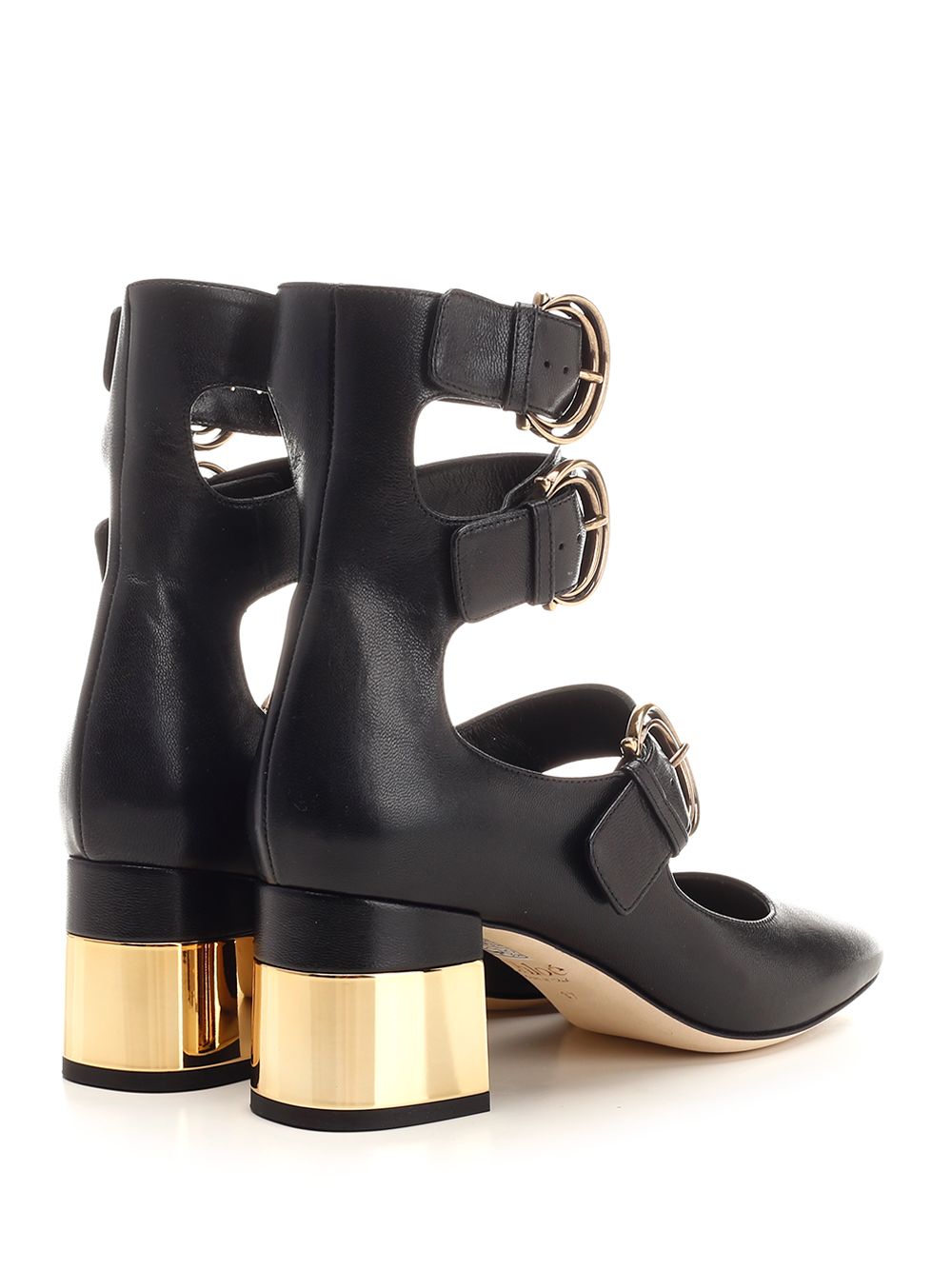 Chloe' Alizè Model Heeled Sandali - Nero | 4950bd7bbecc433794a2861d794efabd1fb4ad7c
