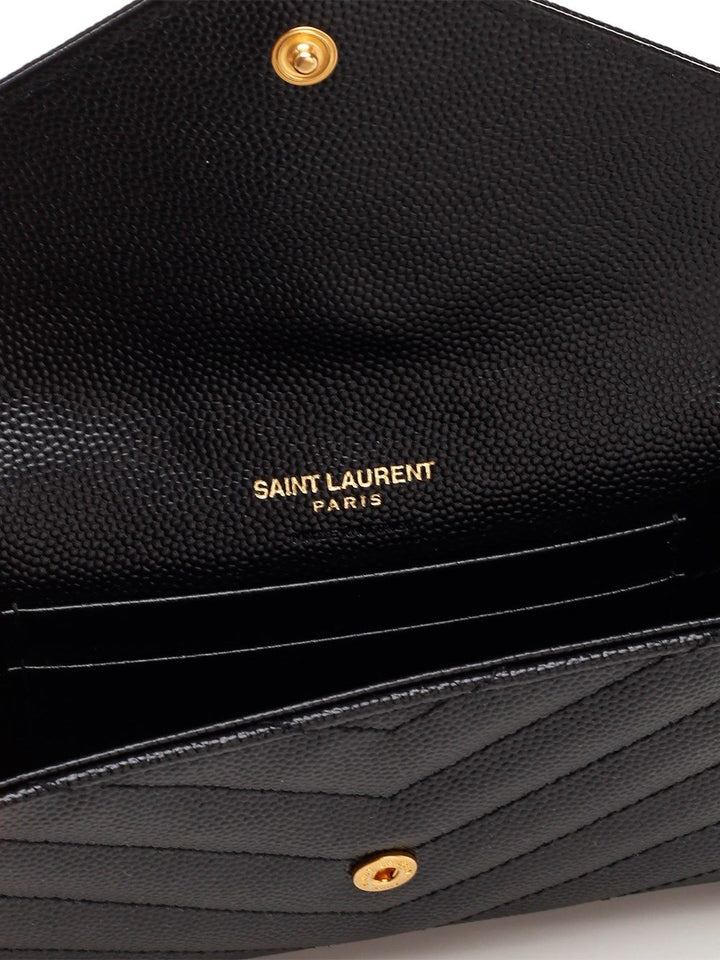Saint Laurent Cassandre Wallets - Nero | 4725c868faed9e6a358a9e39e40ecfab06b67e97