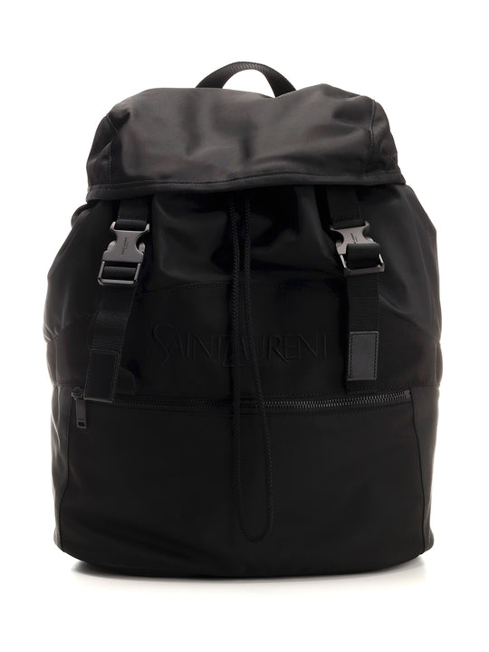 Nylon Backpack Zaini E Valigie Nero