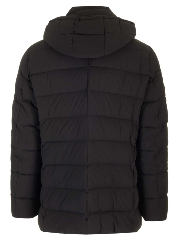 Moorer Florio Kn Coats - Nero | b62078d64f2ba90f651c1e0be8da41b30ab65b0e