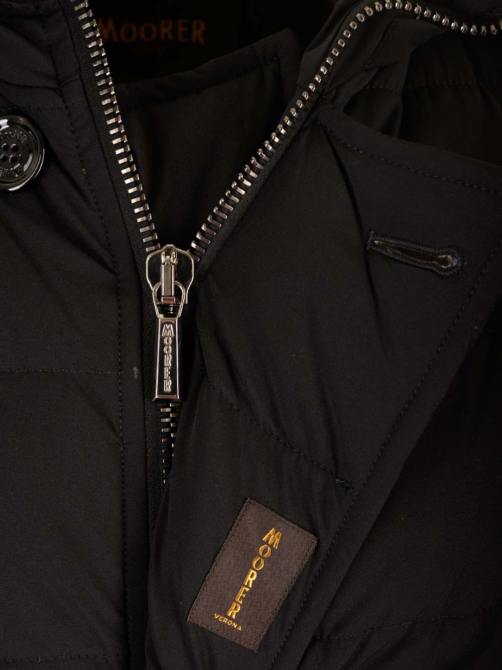 Moorer Florio Kn Coats - Nero | 3ac2efa935e5003851ca27f2224cc24ba629d1fc