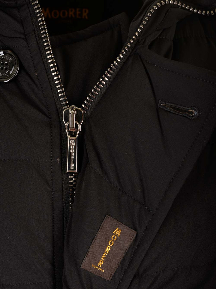 Moorer Florio Kn Coats - Nero | 3ac2efa935e5003851ca27f2224cc24ba629d1fc