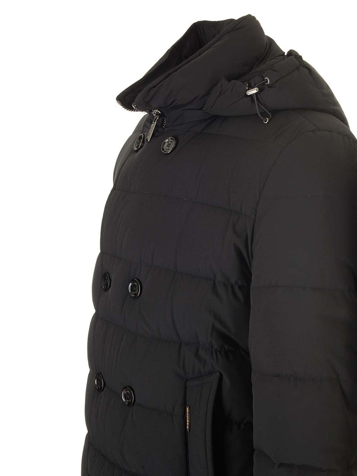 Moorer Florio Kn Coats - Nero | b1d0bd825cf2880901d895b3921617819e1cf495