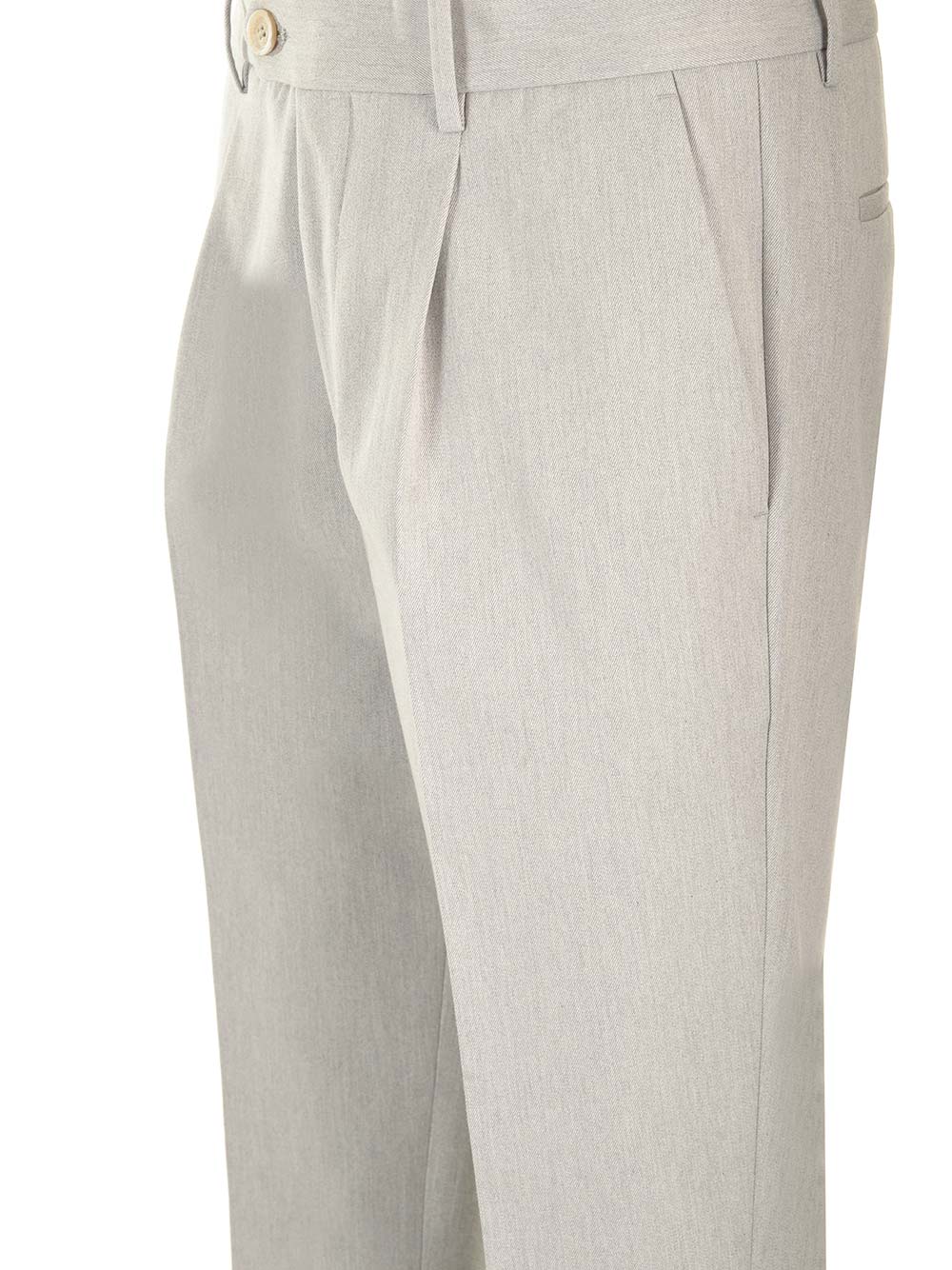Brunello Cucinelli Leisure Fit Trousers - Grey | d00a41c1e19d331f969bea7cd116bed974476da0