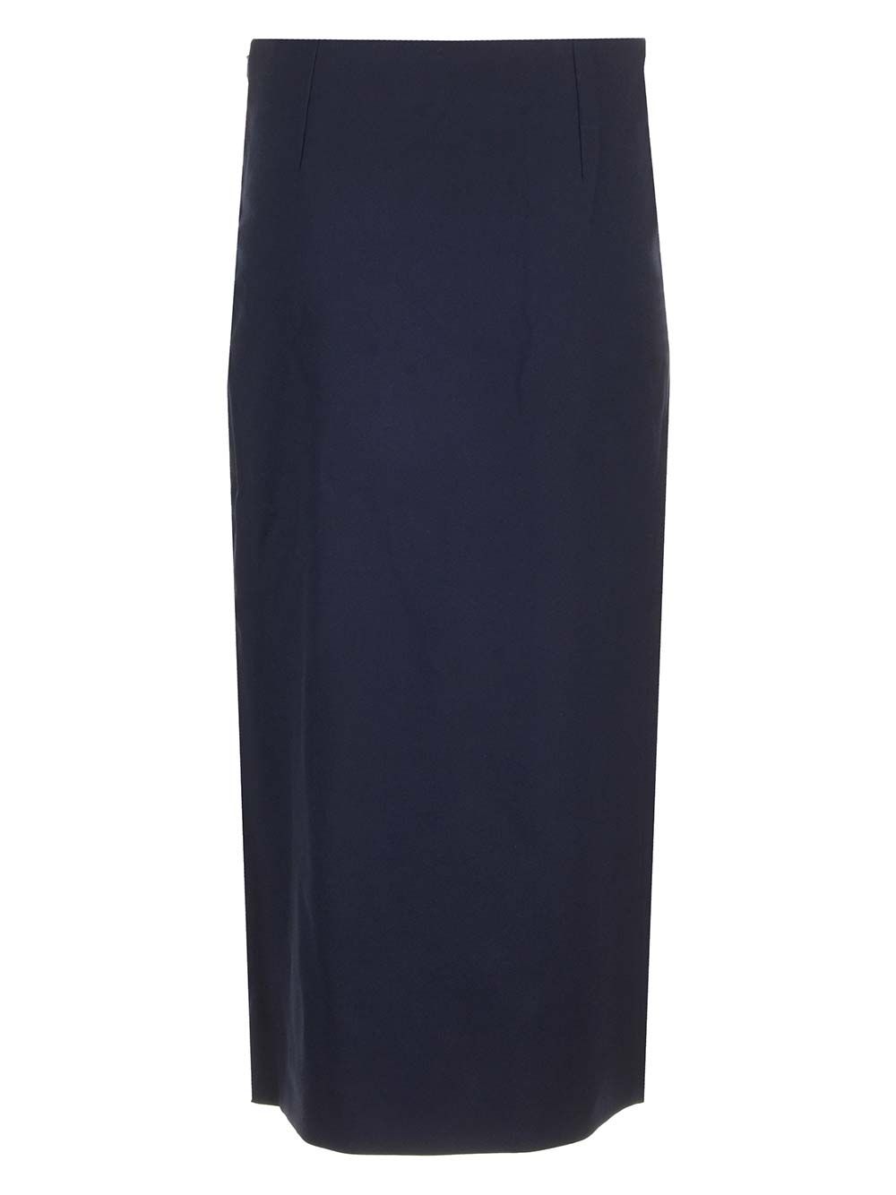 Chloe' Wool Midi Skirt Gonne - Blu | 9a700dc3ba6647c961a3233173f014cc2fb647f7