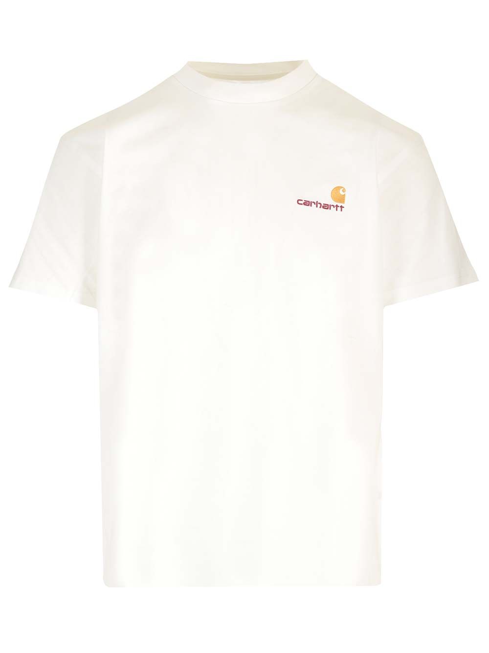 Carhartt Wip S/S American Script T-Shirt - Bianco | 96a27ea3772913756d8e3762171385c619f071a2