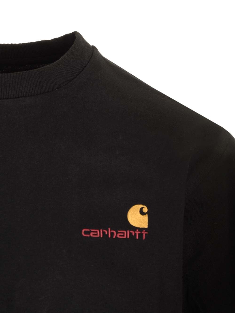 Carhartt Wip S/S American Script T-Shirt - Nero | e564f3757bcdef3114ac96bdfc1f578e380123a6