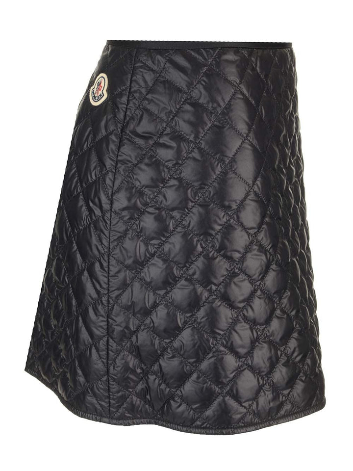 Moncler Quilted Mini Skirt Gonne - Nero | 1c3eacc315c56cfaab3d4ba9af895a3df90b10eb