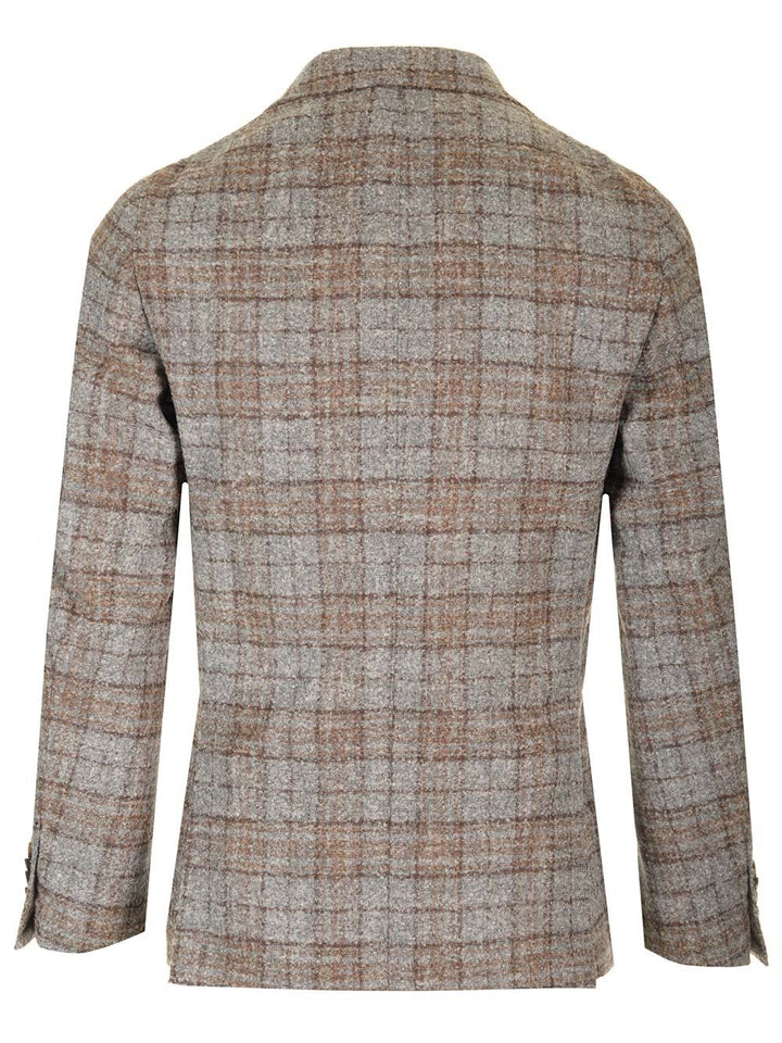 Al Duca D'Aosta Tartan Jacket Giacche - Grey | a9d2a58ac016f6355ac487ad98cc3f5646b8b615
