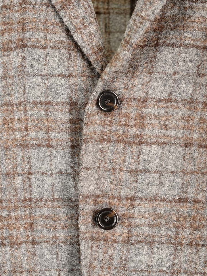 Al Duca D'Aosta Tartan Jacket Giacche - Grey | 540ae3ad6183e8ba9e4fec6bd0a3398d5a38fcd3