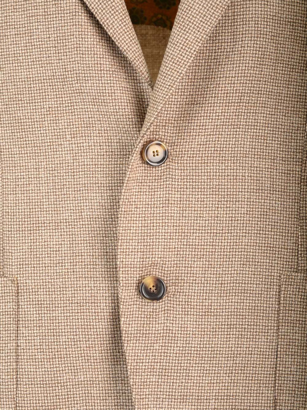 Al Duca D'Aosta Basketweave Stich Jacket Giacche - Beige | 2703b13ac743066ef7bc9bac12526c54f416bae3