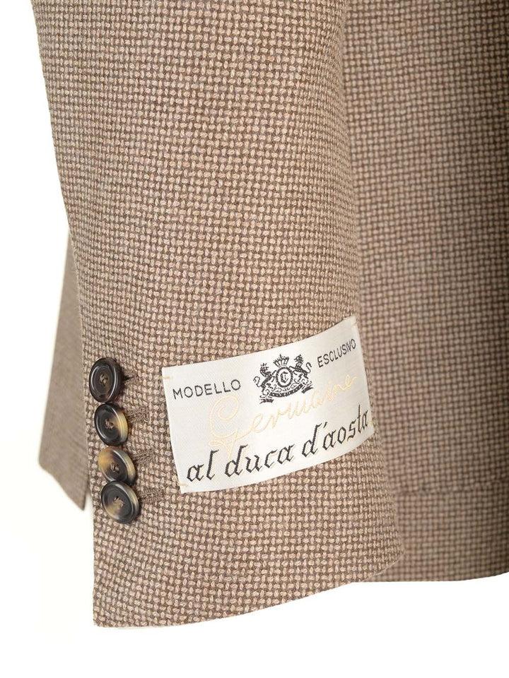 Al Duca D'Aosta Basketweave Stich Jacket Giacche - Beige | 5c29957df78136ae7c67ee2a5541334346269e2b