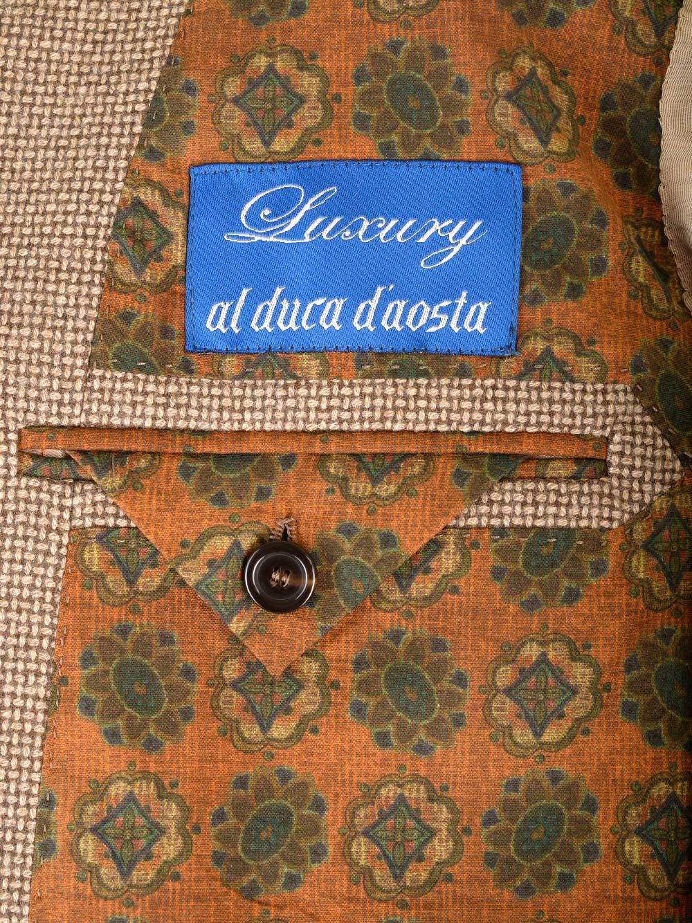 Al Duca D'Aosta Basketweave Stich Jacket Giacche - Beige | f30953367a0e9b006f26e466e1095cb0b6807908